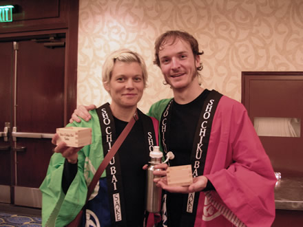 Justin Morrison and Leslie Seiters at SIGGRAPH 2007